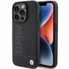 Etui BMW Leather Hot Stamp do Apple iPhone 15 Pro Czarny