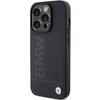 Etui BMW Leather Hot Stamp do Apple iPhone 15 Pro Czarny Seria telefonu iPhone