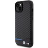 Etui BMW Leather Carbon do Apple iPhone 15 Plus Czarny Seria telefonu iPhone