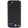 Etui BMW Leather Carbon do Apple iPhone 15 Plus Czarny Model telefonu iPhone 15 Plus