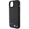 Etui BMW Leather Carbon do Apple iPhone 15 Plus Czarny Typ Etui nakładka