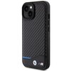 Etui BMW Leather Carbon do Apple iPhone 15 Czarny Seria telefonu iPhone