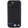 Etui BMW Leather Carbon do Apple iPhone 15 Czarny Model telefonu iPhone 15