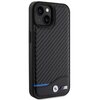 Etui BMW Leather Carbon do Apple iPhone 15 Czarny Kompatybilność Apple iPhone 15