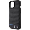 Etui BMW Leather Carbon do Apple iPhone 15 Czarny Typ Etui nakładka