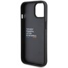 Etui BMW Leather Carbon do Apple iPhone 15 Czarny Gwarancja 12 miesięcy
