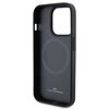 Etui BMW Leather Hot Stamp do Apple iPhone 15 Pro Czarny Gwarancja 12 miesięcy