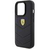 Etui FERRARI Quilted Metal Logo do Apple iPhone 15 Pro Czarny Typ Etui nakładka