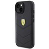 Etui FERRARI Quilted Metal Logo do Apple iPhone 15 Czarny Seria telefonu iPhone