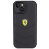 Etui FERRARI Quilted Metal Logo do Apple iPhone 15 Czarny Model telefonu iPhone 15