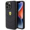 Etui FERRARI Quilted Metal Logo do Apple iPhone 15 Pro Max Czarny