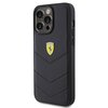 Etui FERRARI Quilted Metal Logo do Apple iPhone 15 Pro Max Czarny Seria telefonu iPhone