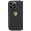 Etui FERRARI Quilted Metal Logo do Apple iPhone 15 Pro Max Czarny Model telefonu iPhone 15 Pro Max