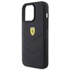 Etui FERRARI Quilted Metal Logo do Apple iPhone 15 Pro Max Czarny Typ Etui nakładka