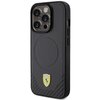 Etui FERRARI Carbon Metal Logo MagSafe do Apple iPhone 15 Pro Czarny Seria telefonu iPhone