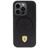 Etui FERRARI Carbon Metal Logo MagSafe do Apple iPhone 15 Pro Czarny Model telefonu iPhone 15 Pro