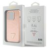 Etui GUESS Croco Triangle Metal Logo do Apple iPhone 15 Pro Różowy Marka telefonu Apple