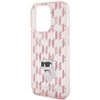 Etui KARL LAGERFELD Monogram Choupette do Apple iPhone 15 Pro Różowy Typ Etui nakładka