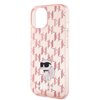 Etui KARL LAGERFELD Monogram Choupette do Apple iPhone 15 Różowy Typ Etui nakładka