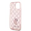 Etui KARL LAGERFELD Monogram Choupette do Apple iPhone 15 Różowy Gwarancja 12 miesięcy