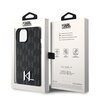 Etui KARL LAGERFELD Stamp Metal Logo do Apple iPhone 15 Czarny Marka telefonu Apple