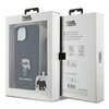Etui KARL LAGERFELD Crossbody Saffiano Monogram Metal Pin Karl & Choupette do Apple iPhone 15 Czarny Marka telefonu Apple