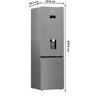 Lodówka BEKO B3RCNA404HDXB1 No frost Srebrna 203.5cm Podajnik wody SlimTank HarvestFresh Funkcje dodatkowe HarvestFresh