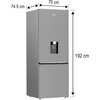 Lodówka BEKO B3RCNE564HDXB No Frost 192cm Srebrna Funkcje dodatkowe AeroFlow