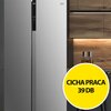 Lodówka BEKO GNO5322XPN Side by Side No Frost 177cm Inox Położenie zamrażarki Side by Side