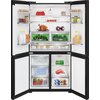 Lodówka GRUNDIG GQN21245GBN Side by Side No Frost 182cm Czarna Pojemność [l] 376 chłodziarka + 196 zamrażarka