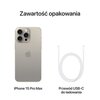 Smartfon APPLE iPhone 15 Pro Max 256GB 5G 6.7" 120Hz Tytan Naturalny Wyświetlacz 6.7", 2796 x 1290px, Super Retina XDR