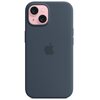 Etui APPLE Silicone Case MagSafe do iPhone 15 Sztormowy błękit Seria telefonu iPhone