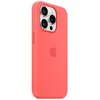 Etui APPLE Silicone Case MagSafe do iPhone 15 Pro Guawa Dominujący kolor Guawa
