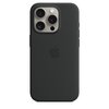 Etui APPLE Silicone Case MagSafe do iPhone 15 Pro Czarny