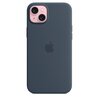 Etui APPLE Silicone Case MagSafe do iPhone 15 Plus Sztormowy błękit Seria telefonu iPhone