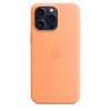 Etui APPLE Silicone Case MagSafe do iPhone 15 Pro Max Pomarańczowy sorbet Seria telefonu iPhone