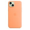 Etui APPLE Silicone Case MagSafe do iPhone 15 Plus Pomarańczowy sorbet Kompatybilność Apple iPhone 15 Plus