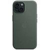 Etui APPLE FineWoven MagSafe do iPhone 15 Wieczna zieleń Dominujący kolor Wieczna zieleń