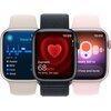 APPLE Watch 9 GPS 41mm koperta z aluminium (srebrny) + pasek sportowy rozmiar S/M (sztormowy błękit) Wykonanie paska Guma