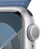 APPLE Watch 9 GPS 41mm koperta z aluminium (srebrny) + opaska sportowa (zimowy błękit) Komunikacja WiFi