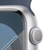 APPLE Watch 9 GPS 45mm koperta z aluminium (srebrny) + pasek sportowy M/L (sztormowy błękit) Komunikacja NFC