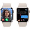 Apple Watch 9 GPS + Cellular 41mm koperta z aluminium (księżycowa poświata) + pasek sportowy rozmiar M/L (księżycowa poświata) Kompatybilna platforma iOS