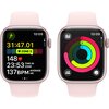 APPLE Watch 9 GPS 45mm koperta z aluminium (różowy) + pasek sportowy M/L (różowy) Wodoszczelność Tak