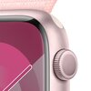 APPLE Watch 9 GPS 45mm koperta z aluminium (różowy) + opaska sportowa (różowy) Komunikacja NFC
