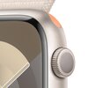 APPLE Watch 9 GPS 45mm koperta z aluminium (księżycowa poświata) + opaska sportowa (księżycowa poświata) Komunikacja NFC