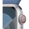 APPLE Watch 9 GPS + Cellular 41mm koperta z aluminium (srebrny) + opaska sportowa (zimowy błękit) Komunikacja Bluetooth