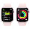 APPLE Watch 9 GPS + Cellular 45mm koperta z aluminium (różowy) + pasek sportowy S/M (jasnoróżowy) Kompatybilna platforma iOS