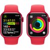 APPLE Watch 9 GPS 41mm koperta z aluminium (czerwony) + pasek sportowy rozmiar S/M (czerwony) Wodoszczelność Tak