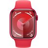 Apple Watch 9 GPS 45mm koperta z aluminium (czerwony) + pasek sportowy S/M (czerwony) Komunikacja Bluetooth