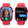 Apple Watch 9 GPS 45mm koperta z aluminium (czerwony) + pasek sportowy S/M (czerwony) Rozmiar koperty [mm] 45